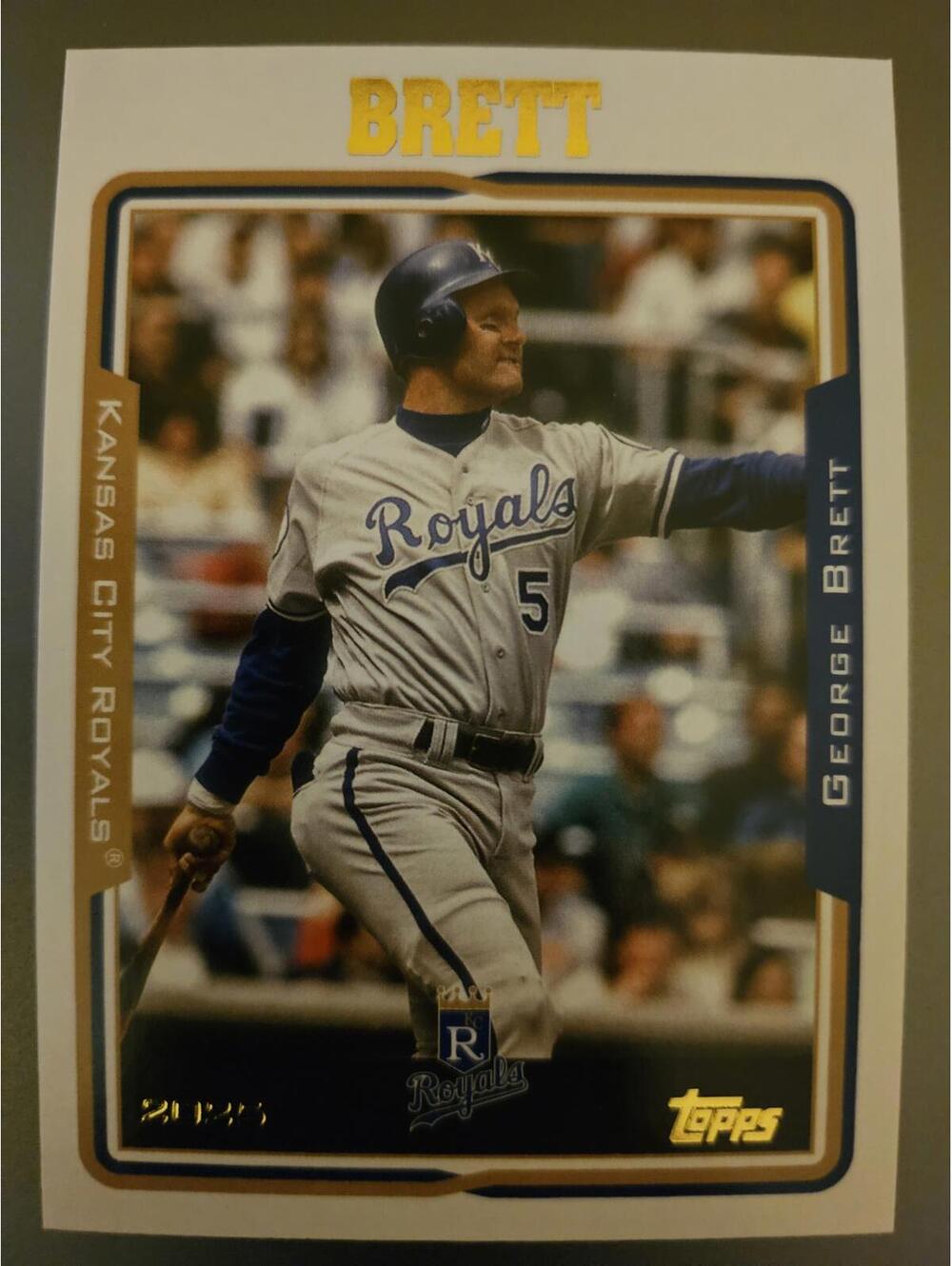 George Brett - HOF - 2025 Topps Archives #241 - Royals - RAW mint - Picture 1 of 2